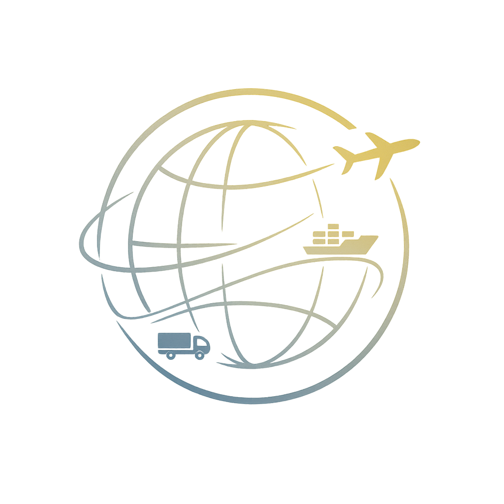 Global logistics illustration